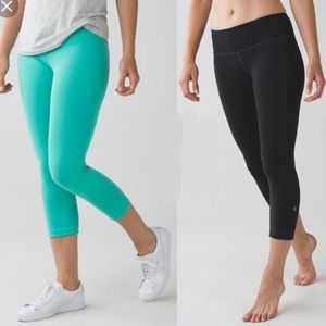 Lululemon wunder under reversible crops